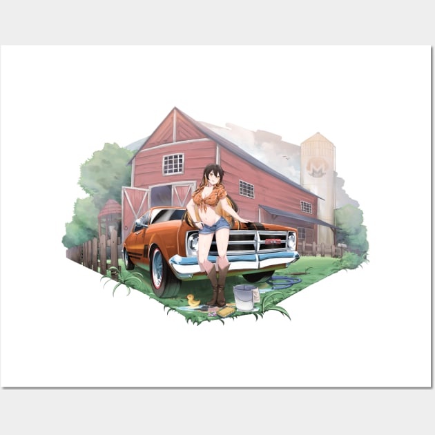 Daisy-Duke Monerochan Wall Art by Monero Art Fund